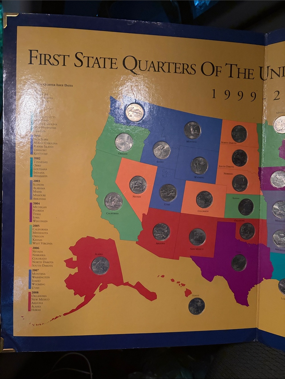 Collector's Map Coin Display - Multicolor - Picture 3 of 3